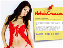 Tablet Screenshot of nataliecruz.com